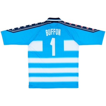 1999-00 Parma GK S/S Shirt Buffon #1 - 8/10 - (XL.Boys)