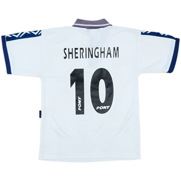 1995-97 Tottenham Home Shirt Sheringham #10 - 8/10 - (S)