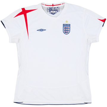 2005-07 England Home Shirt - 5/10 - (Women's M)