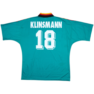1994-96 Germany Away Shirt Klinsmann #18 - 8/10 - (XL/XXL)