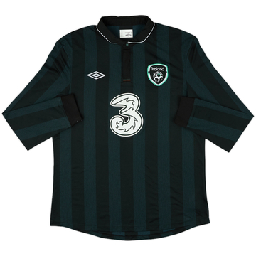 2013-14 Ireland Away L/S Shirt - 7/10 - (XL)
