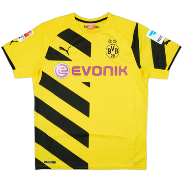 Camiseta de local del Borussia Dortmund 2014-15 Sahin #18 - 4/10 - (L)