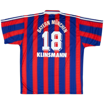 1995-97 Bayern Munich Home Shirt Klinsmann #18 - 6/10 - (XL)