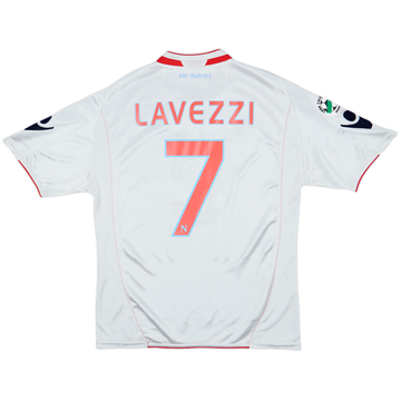 2009-10 Napoli Away Shirt Lavezzi #7 - 5/10 - (M)