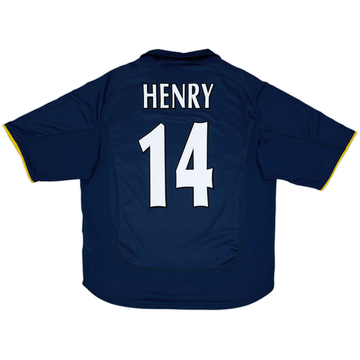 2000-02 Arsenal European Shirt Henry #14 - 7/10 - (L)
