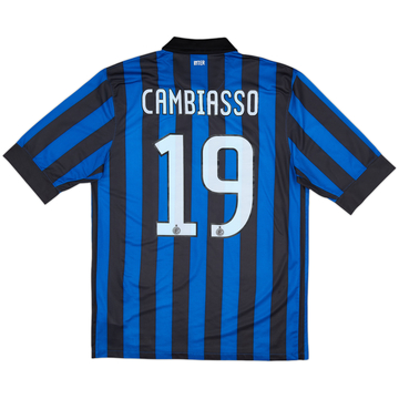 2011-12 Inter Milan Home Shirt Cambiasso #19 - 7/10 - (M)