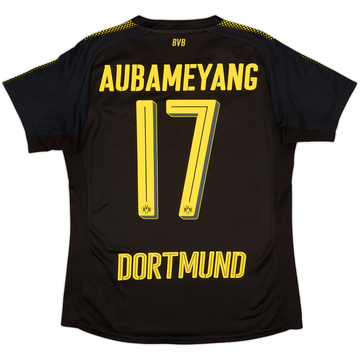 2017-18 Borussia Dortmund Away Shirt Aubameyang #17 - 8/10 - (Women's M)