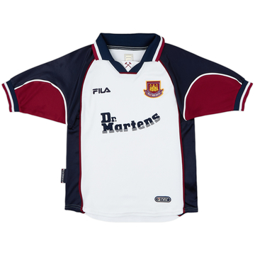 1999-01 West Ham Away Shirt - 8/10 - (L.Boys)