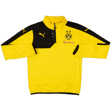 2014-15 Borussia Dortmund Puma 1/4 Zip Training Top - 8/10 - (M)