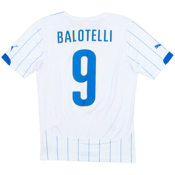 2014-15 Italy Away Shirt Balotelli #9 - 9/10 - (S)