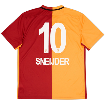 2015-16 Galatasaray Home Shirt Sneijder #10 - 7/10 - (L)