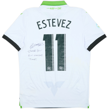 Camiseta de local del York 9 2019 firmada por Estevez #11 (M)