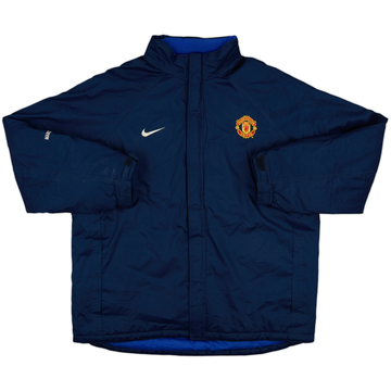 2005-06 Manchester United Nike Padded Bench Coat - 8/10 - (XL)