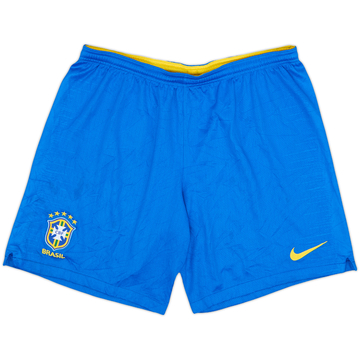 2018-19 Brazil Home Shorts - 7/10 - (L)