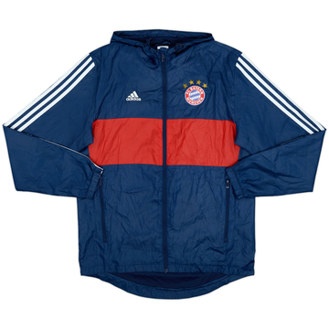 2017-18 Bayern Munich adidas Hooded Track Jacket - 8/10 - (S)