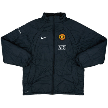 2008-09 Manchester United Nike Padded Coat - 8/10 - (L)