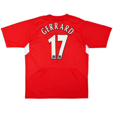 2004-06 Liverpool Home Shirt Gerrard #17 - 4/10 - (L)