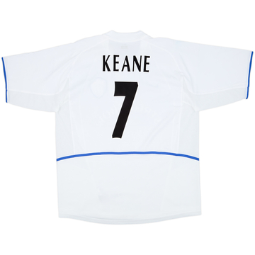 2002-03 Leeds United Home Shirt Keane #7 - 8/10 - (XL)