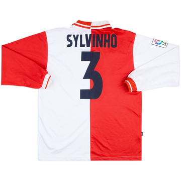 2002-04 Celta Vigo Away L/S Shirt Sylvinho #3 - 8/10 - (L)