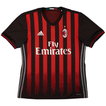 2016-17 AC Milan Home Shirt - 5/10 - (S)