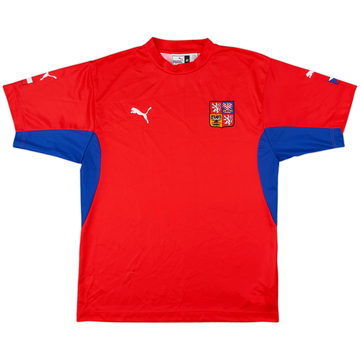 2002-04 Czech Republic Basic Home Shirt - 9/10 - (XL)