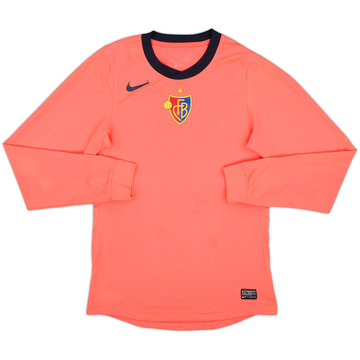 2011-12 FC Basel Player Issue Away L/S Shirt - 7/10 - (M)