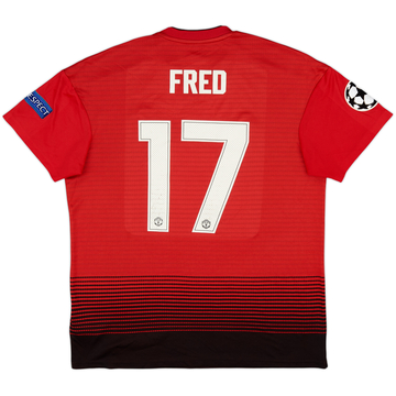2018-19 Manchester United Home Shirt Fred #17 - 6/10 - (L)