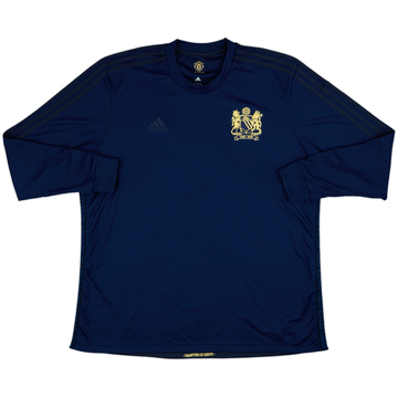 2018-19 Manchester United adidas Retro '1968' L/S Shirt - 9/10 - (XXL)