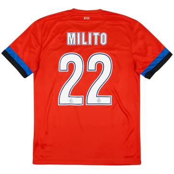 2012-13 Inter Milan Away Shirt Milito #22 - 8/10 - (M)