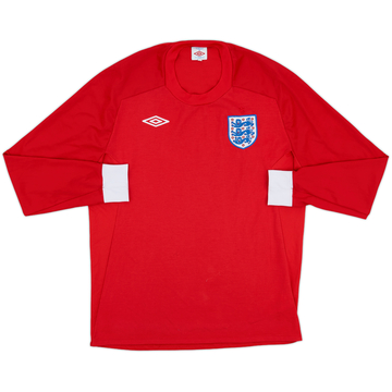2010-11 England Away L/S Shirt - 10/10 - (L)