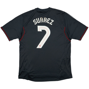 2011-12 Liverpool Away Shirt Suarez #7 - 4/10 - (XL)