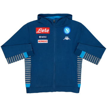 2019-20 Napoli Macron Hooded Track Jacket - 7/10 - (L)