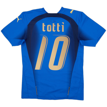 2006 Italy Home Shirt Totti #10 - 8/10 - (XS)