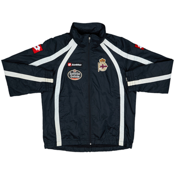 2009-10 Deportivo de La Coruna Lotto Hooded Rain Jacket - 8/10 - (M)