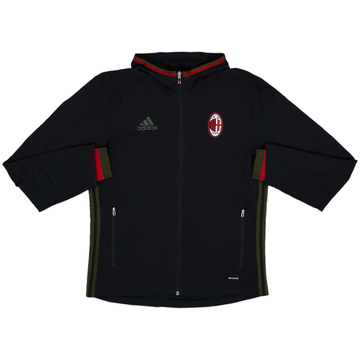 2016-17 AC Milan adidas Hooded Track Jacket - 7/10 - (M)