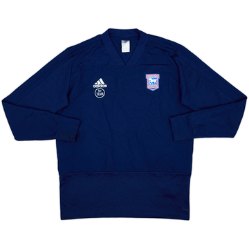 2017-18 Ipswich Player Issue adidas Drill Top - 6/10 - (L)