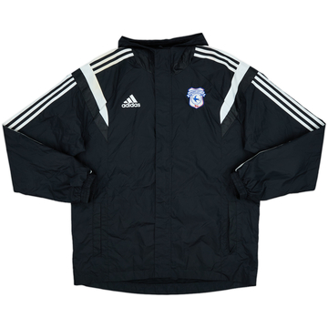 2015-16 Cardiff City adidas Hooded Track Jacket - 7/10 - (L)
