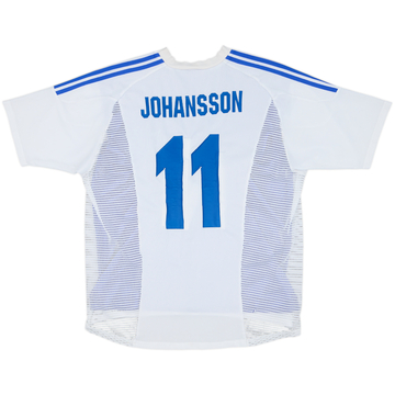 2002-04 Finland Player Issue Home Shirt Johansson #11 - 6/10 - (L)