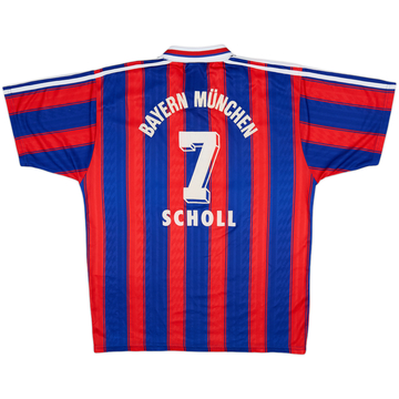 1995-97 Bayern Munich Home Shirt Scholl #7 - 7/10 - (L)