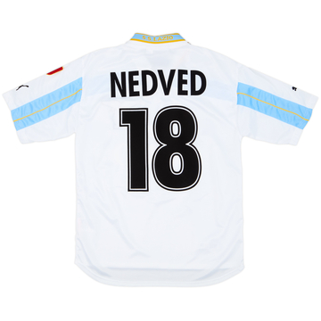 1999-00 Lazio Centenary Home Shirt Nedved #18 - 8/10 - (S)