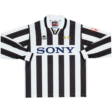 1995-97 Juventus Home L/S Shirt #2 - 5/10 - (M)