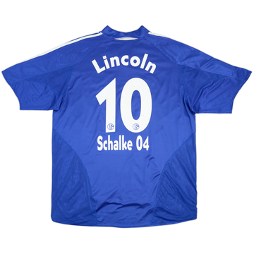 2004-05 Schalke Home Shirt Lincoln #10 - 4/10 - (XXL)