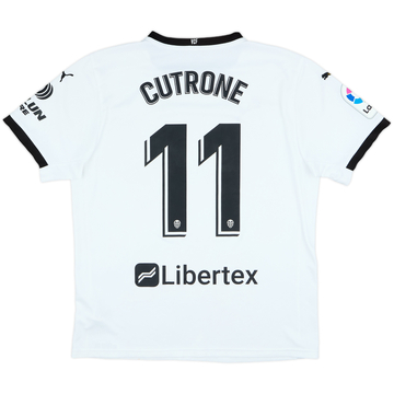 2020-21 Valencia Home Shirt Cutrone #11 - 7/10 - (L)