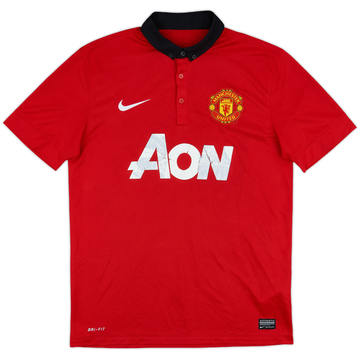 2013-14 Manchester United Home Shirt - 4/10 - (M)