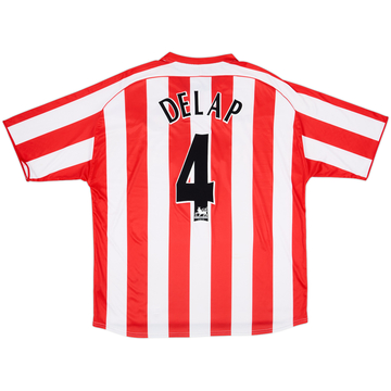 2005-07 Sunderland Home Shirt Delap #4 - 7/10 - (XL)