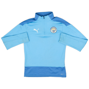 2021-22 Manchester City Puma 1/4 Zip Drill Top - 6/10 - (S)
