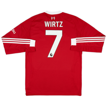 2025-26 Liverpool Home L/S Shirt Wirtz #7