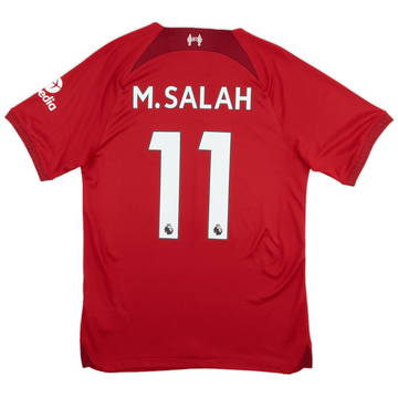 2022-23 Liverpool Home Shirt M.Salah #11 - 9/10 - (S)