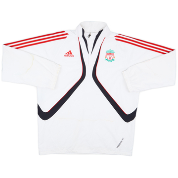 2009-10 Liverpool adidas 1/4 Zip Track Jacket - 5/10 - (L)