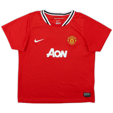 2011-12 Manchester United Home Shirt - 7/10 - (7-8 Years)